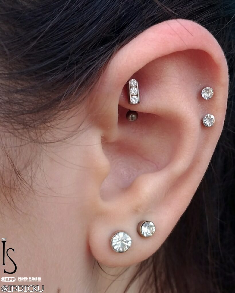 Rook Piercing in Staten Island, NYC | Professional Piercing