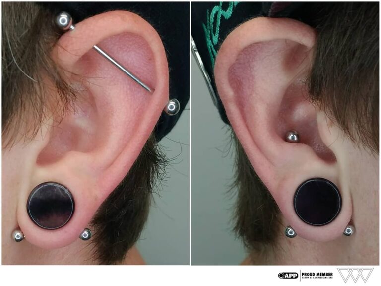 Transverse Lobe Piercing