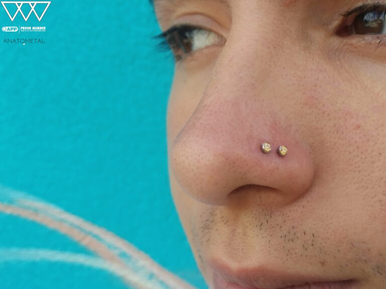 Double Nostril Piercing
