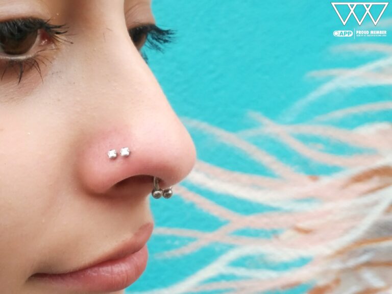 Double Nostril Piercing