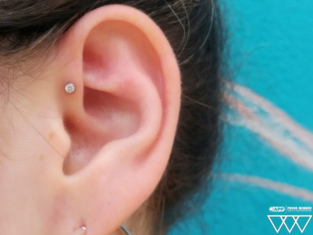 Forward Helix Piercing