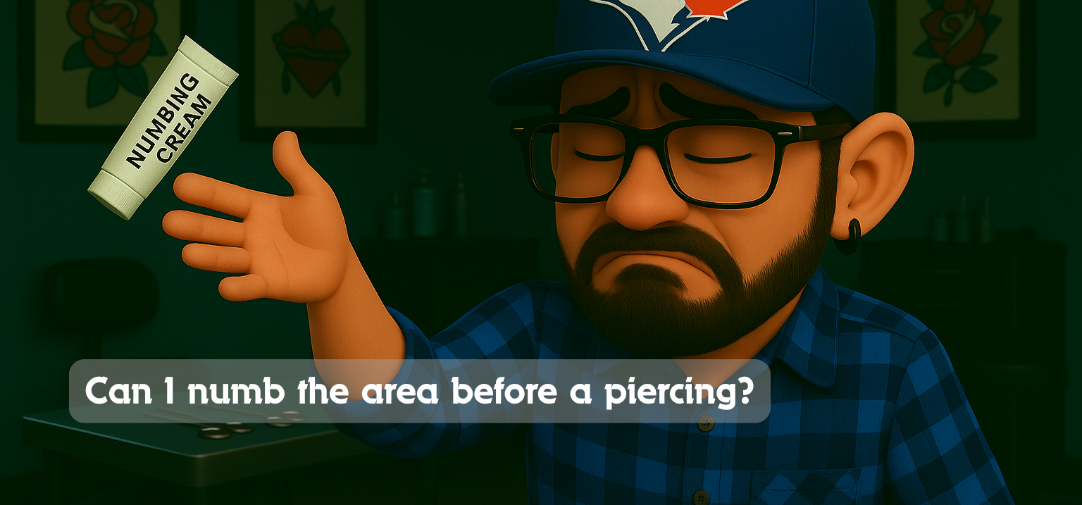 Can I Numb the Area Before a Piercing?